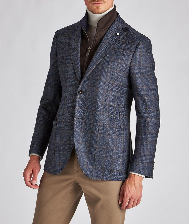Checked Wool Sports Jacket image 5