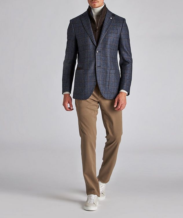 Checked Wool Sports Jacket picture 8
