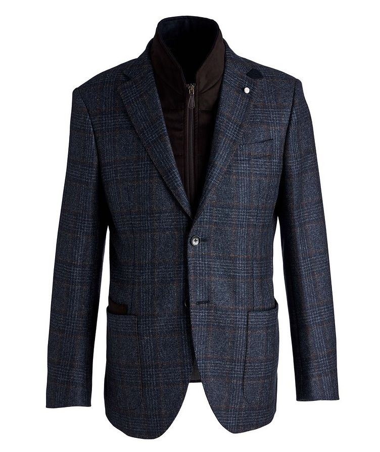 Checked Wool Sports Jacket image 0