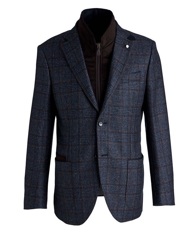 Checked Wool Sports Jacket picture 1