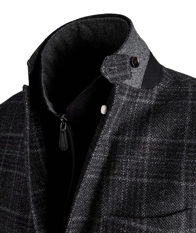 Checked Wool-Cashmere Sports Jacket picture 3