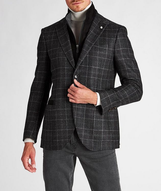 Checked Wool-Cashmere Sports Jacket picture 6