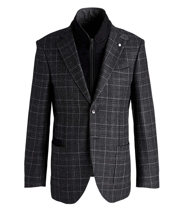 Checked Wool-Cashmere Sports Jacket picture 1