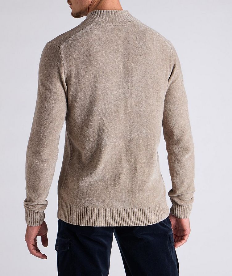 Cotton-Blend Mock Neck Sweater image 2