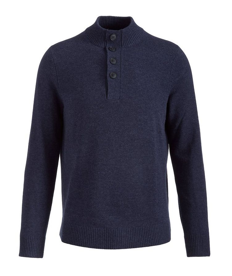 Wool-Cashmere Mock Neck Sweater image 0