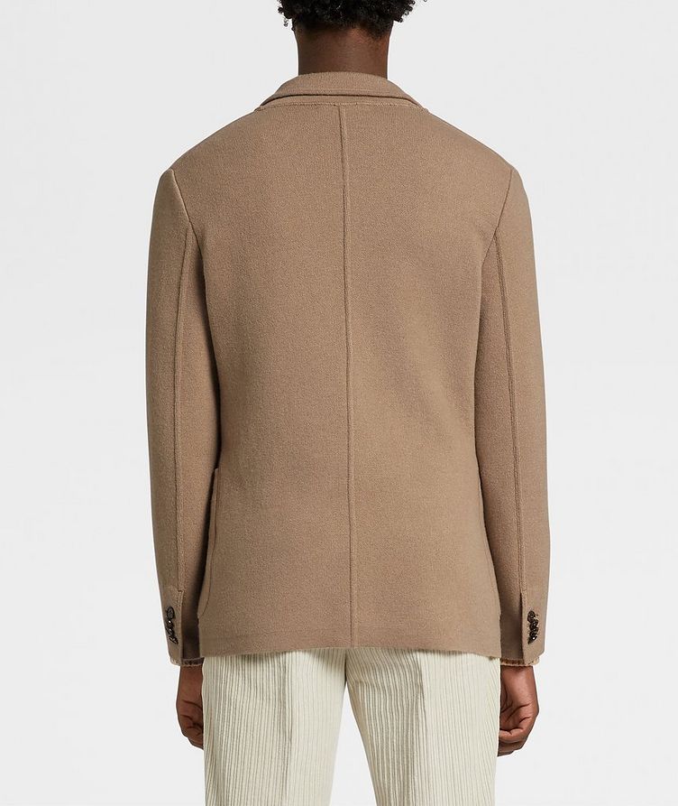 Unconstructed Wool and Cashmere Knit Jacket image 2