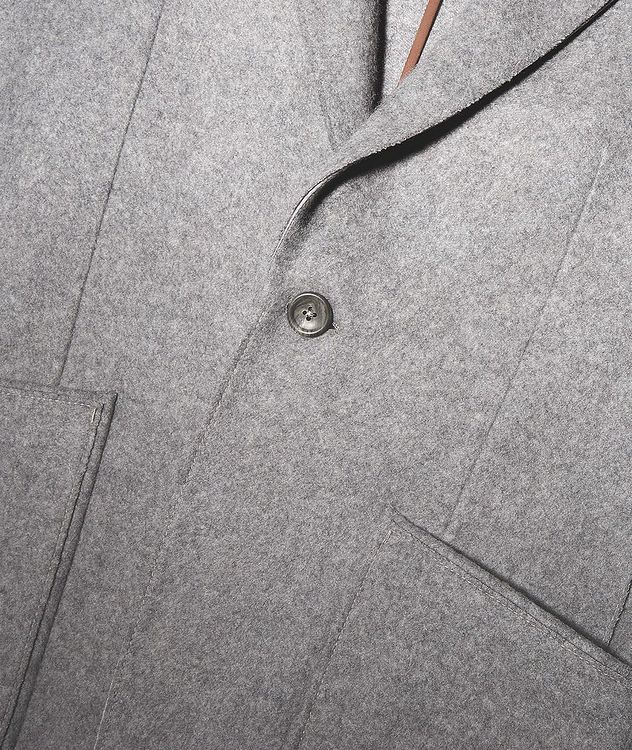 Unconstructed Cashmere-Wool Sports Jacket picture 4