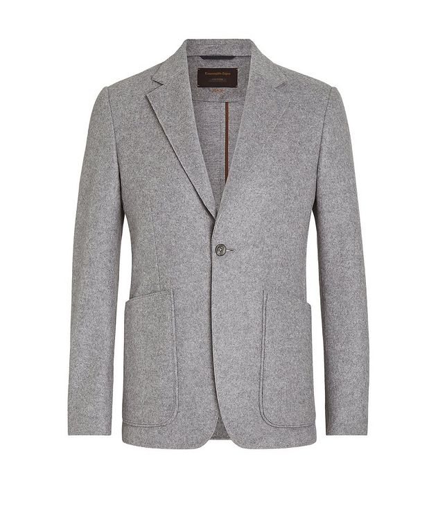 Unconstructed Cashmere-Wool Sports Jacket picture 1