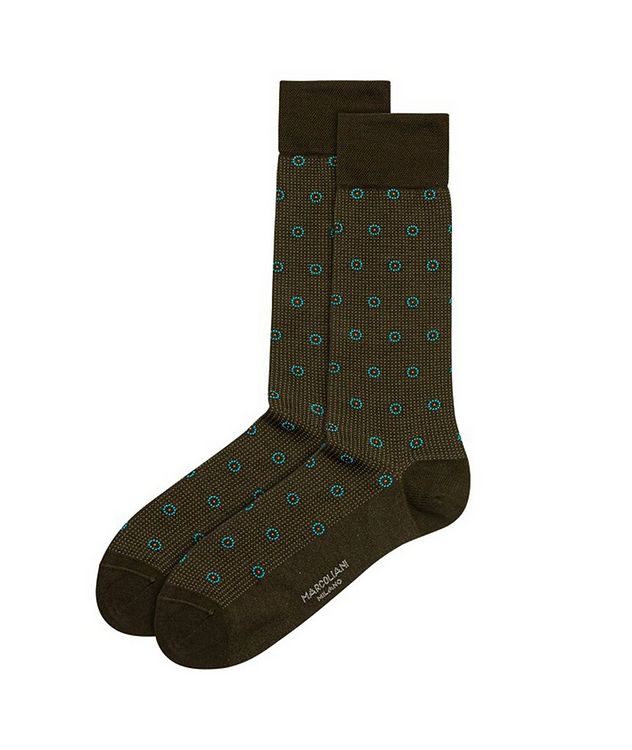 Printed Cotton-Blend Socks picture 1
