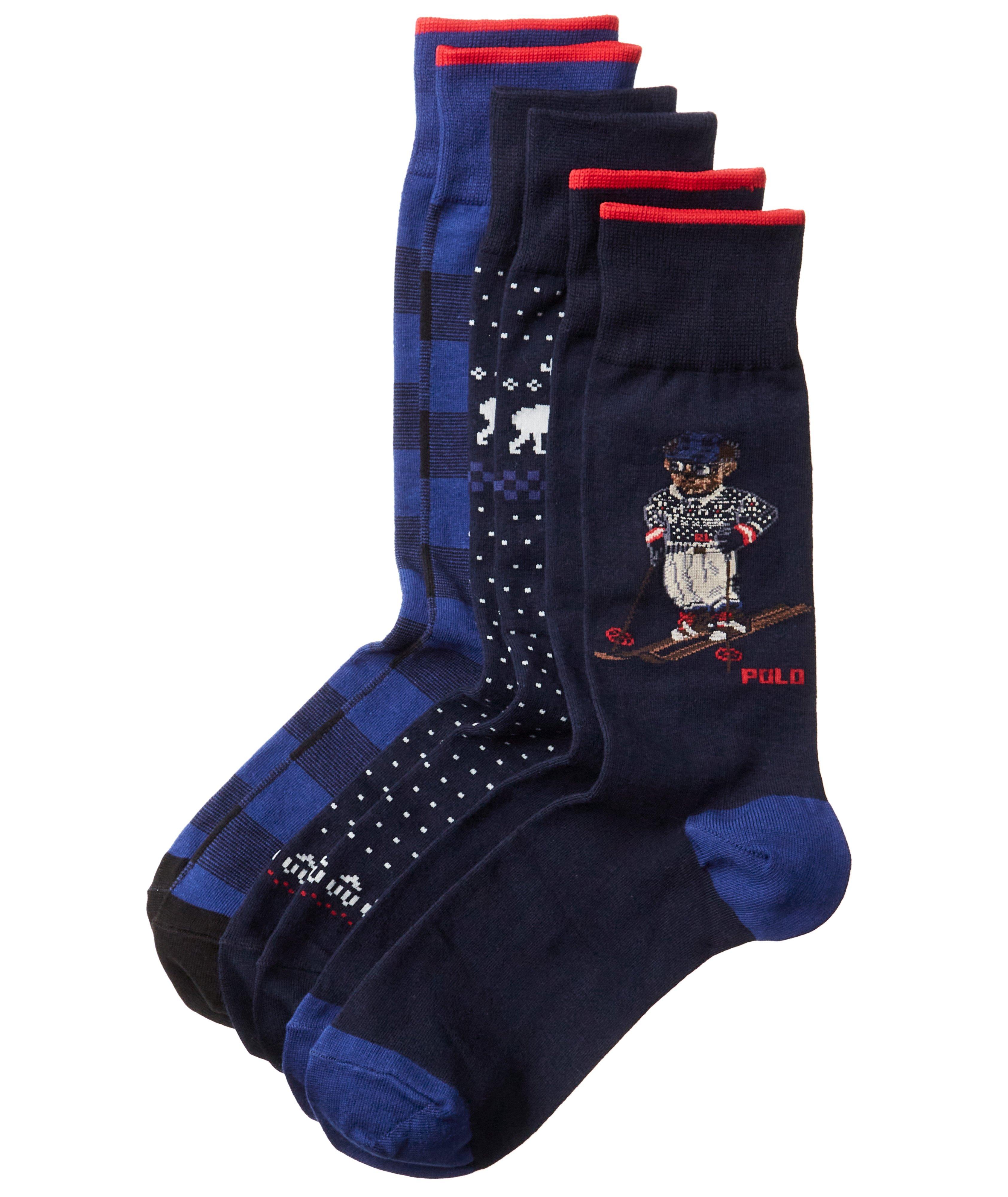 3-Pack Bear Socks Gift Box image 0