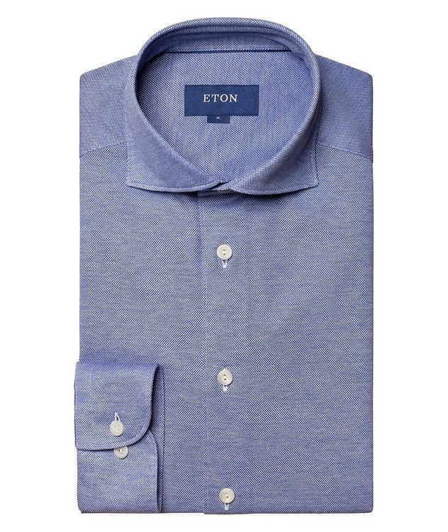 Contemporary Fit Oxford Piqué Shirt picture 7
