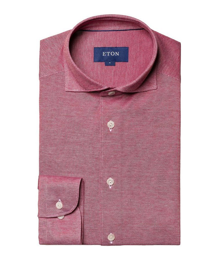 Contemporary Fit Oxford Piqué Shirt image 6