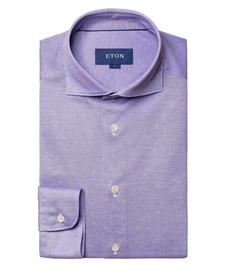 Contemporary Fit Oxford Piqué Shirt image 3