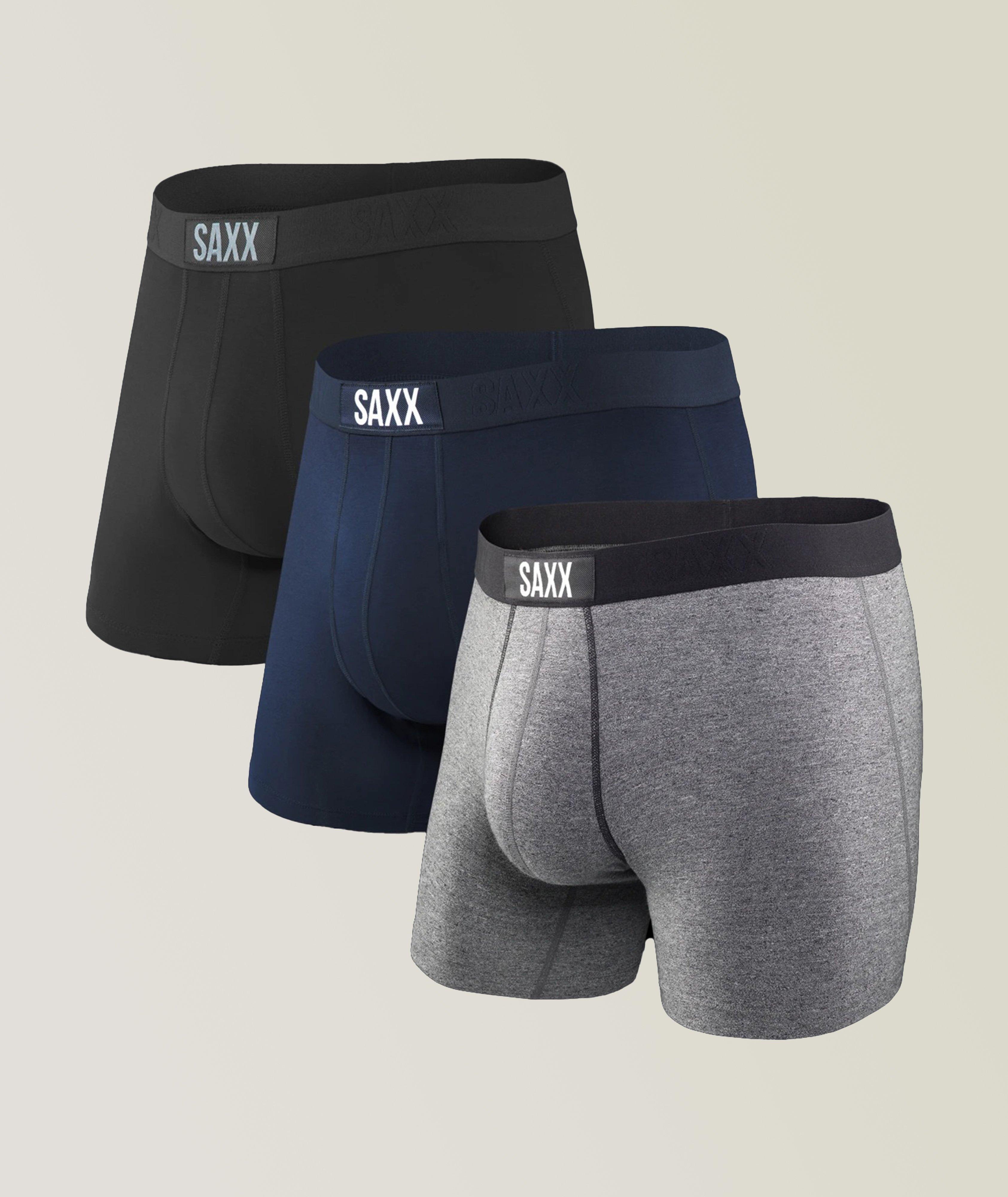 SAXX 3-Pack Vibe Boxer Briefs, Underwear