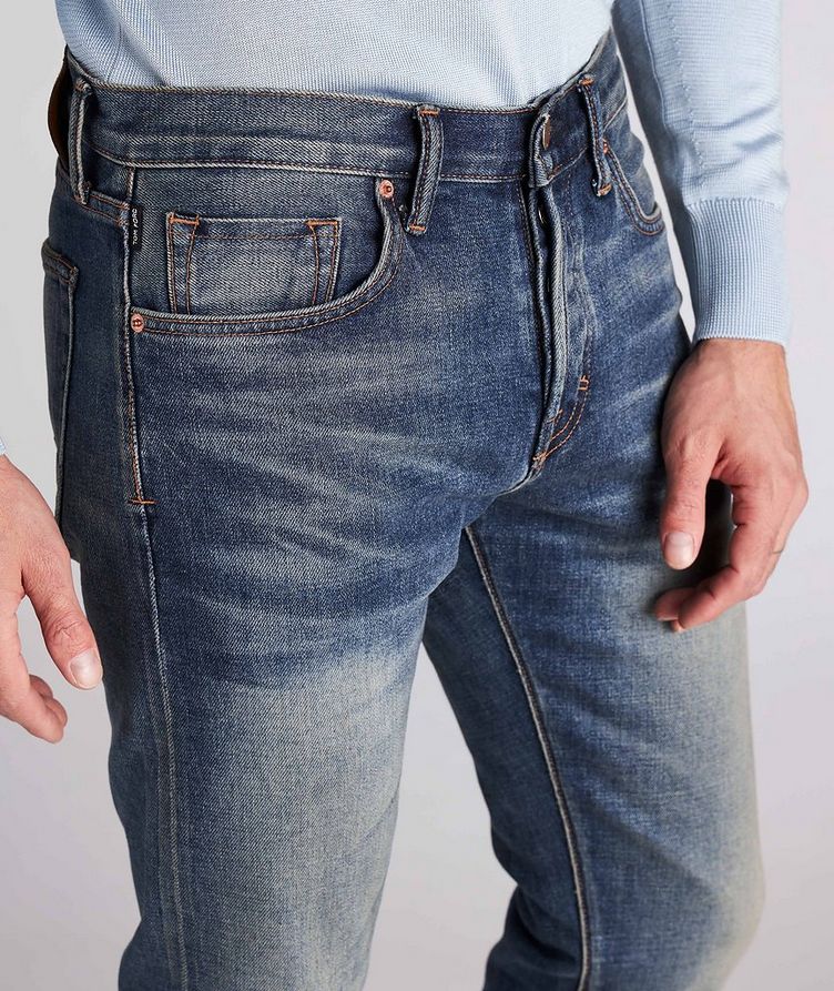 Slim Fit Japanese Selvedge Jeans image 4