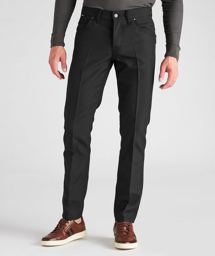 Slim-Fit Technical Twill Pants image 1
