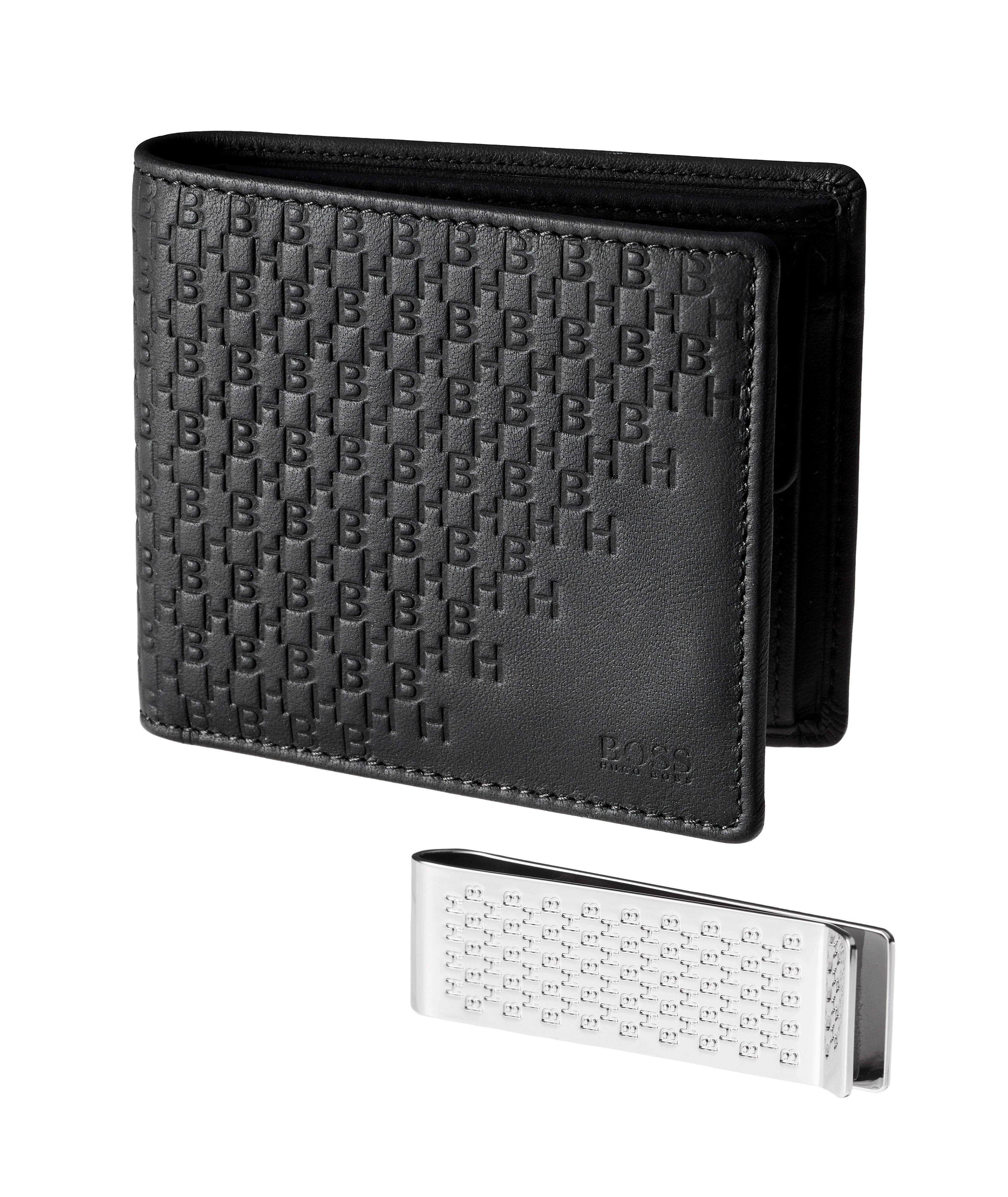 GBBM Leather Wallet And Money Clip Gift Set image 0