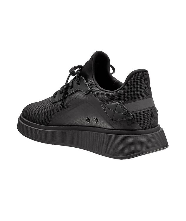Bulton Mixed Material Low-Top Sneakers picture 2