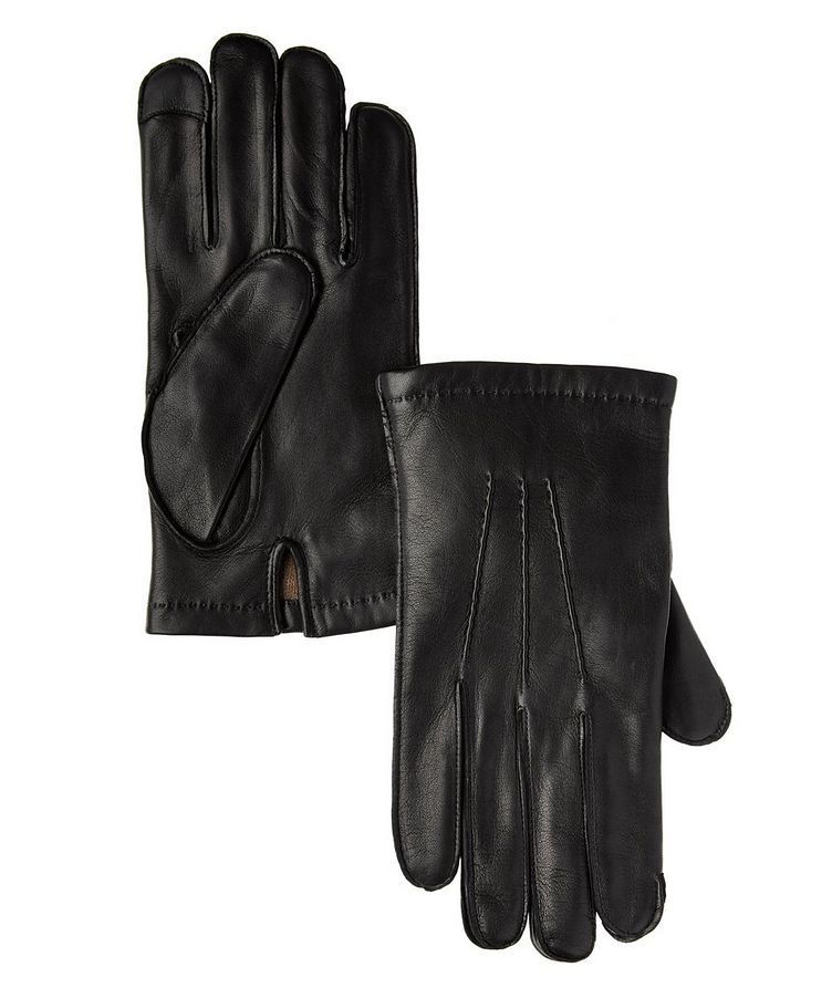 Cashmere-Lined Nappa Leather Gloves image 0