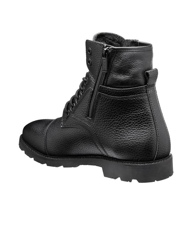 Kevin Waterproof Leather-Shearling Boots picture 2