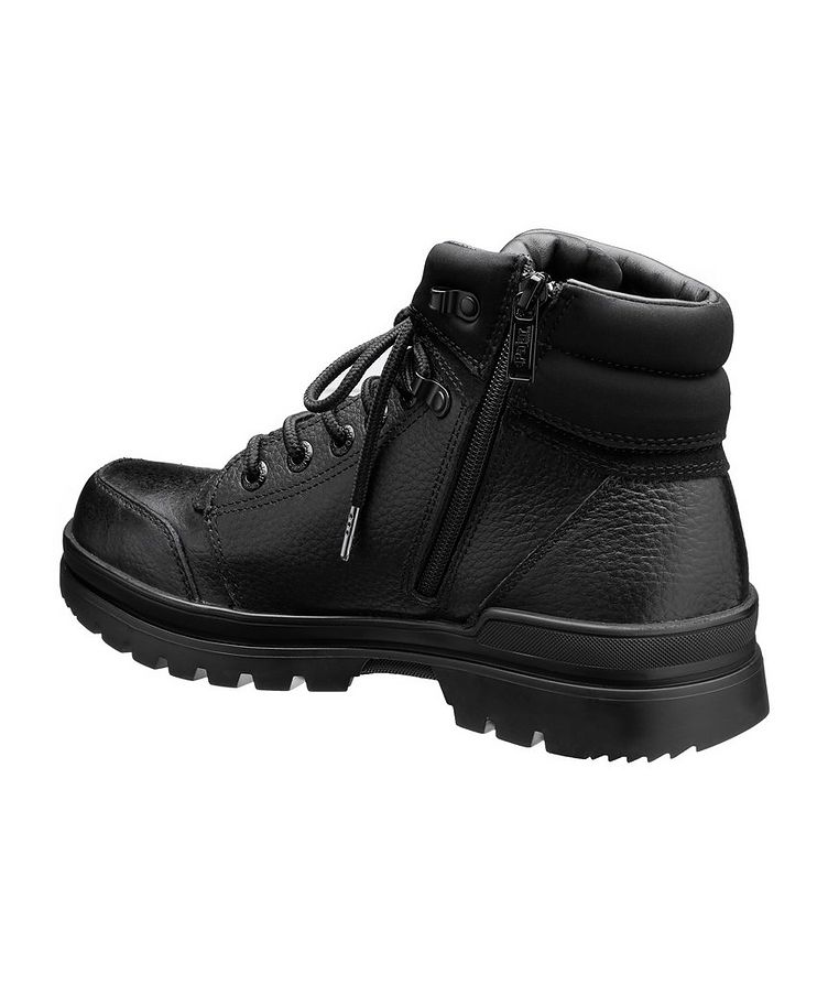 Shane Padded Side-Zip Leather Boots image 1