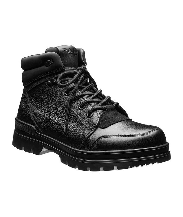 Shane Padded Side-Zip Leather Boots picture 1