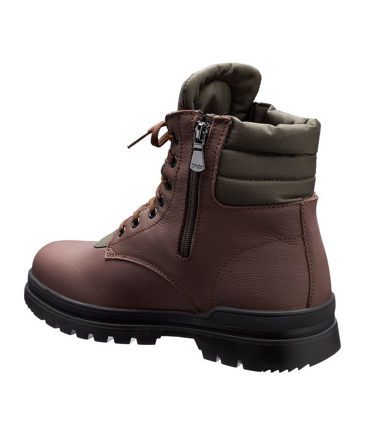Mav Padded Side-Zip Leather Boots image 1