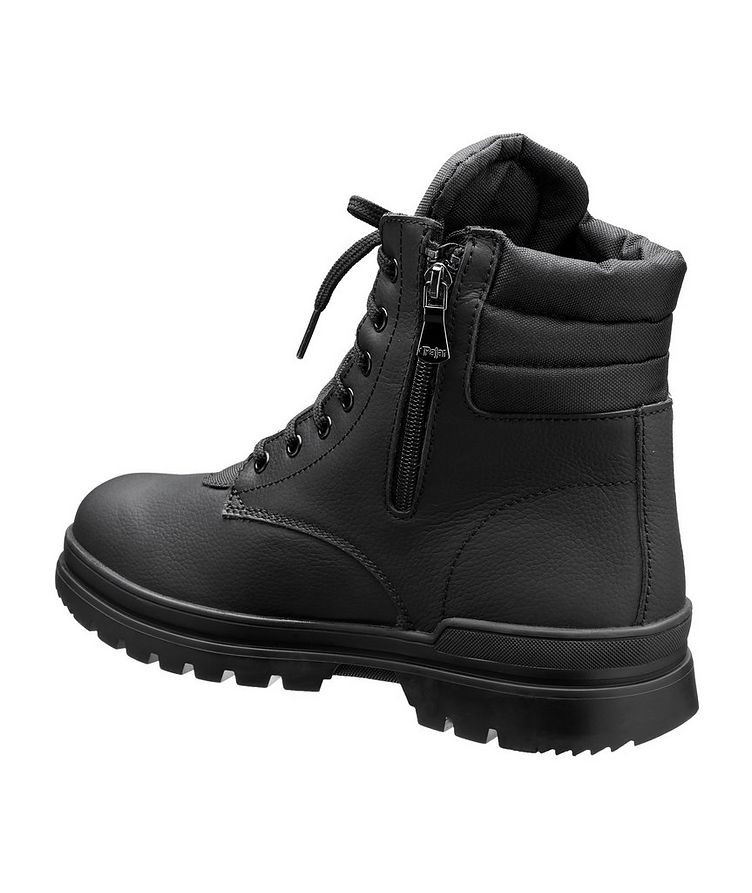 Mav Padded Side-Zip Leather Boots image 1