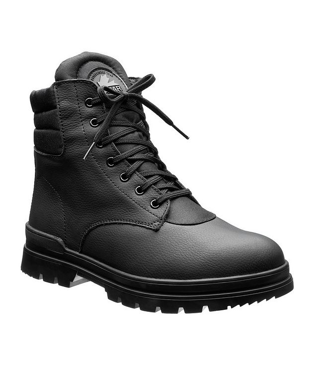 Mav Padded Side-Zip Leather Boots picture 1