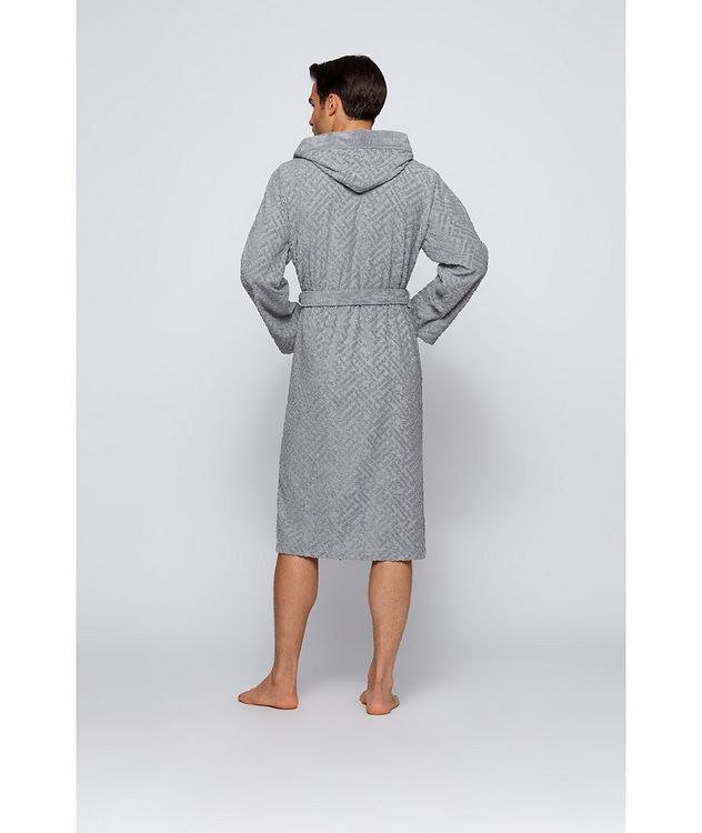Textured Cotton Terry Robe picture 3