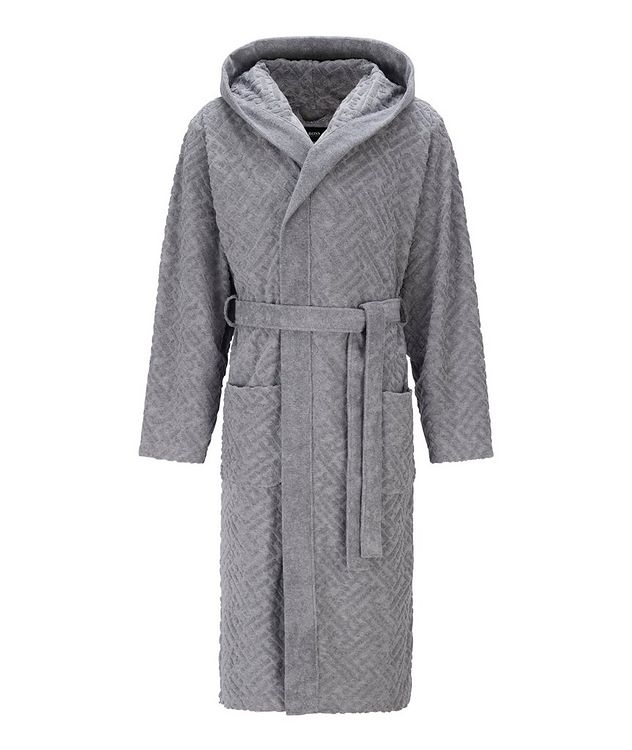 Textured Cotton Terry Robe picture 1