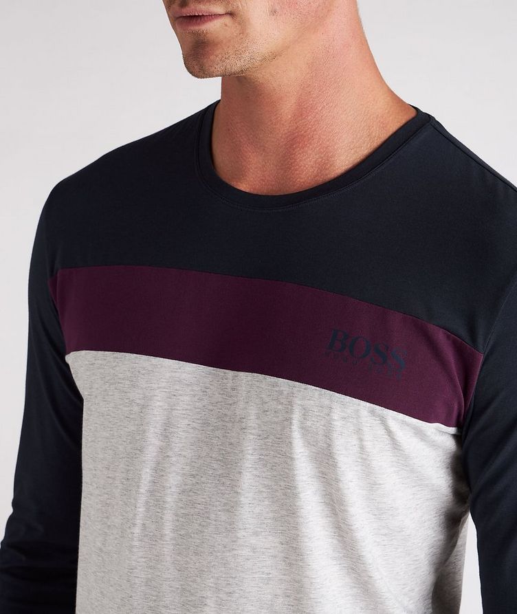 Long-Sleeve Cotton-Blend T-Shirt image 3