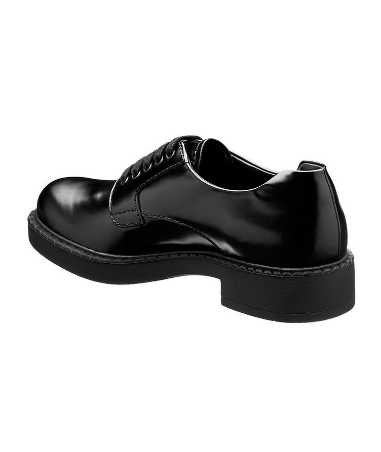 Brushed Leather Derby Dress Shoes image 1