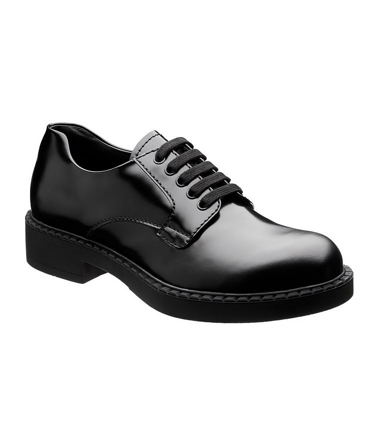 Brushed Leather Derby Dress Shoes image 0
