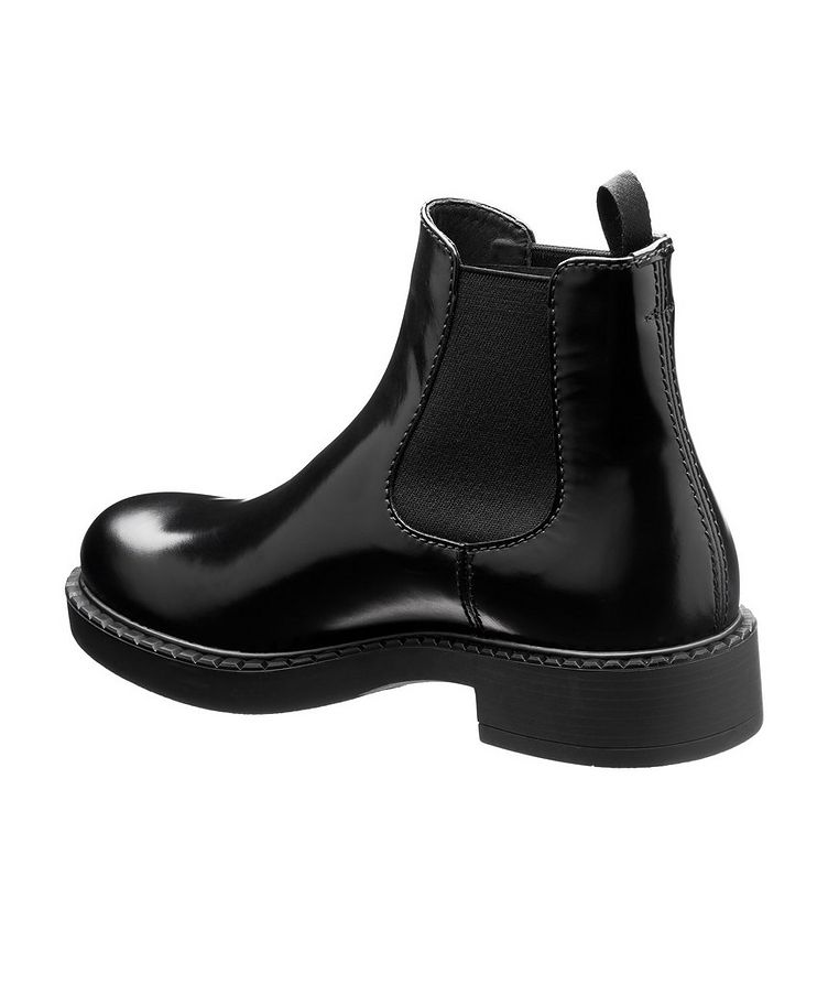 Brushed Leather Chelsea Boots image 1