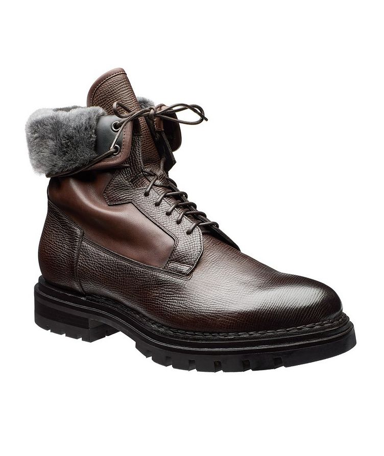 Bristol Shearling-Lined Leather Boots image 0
