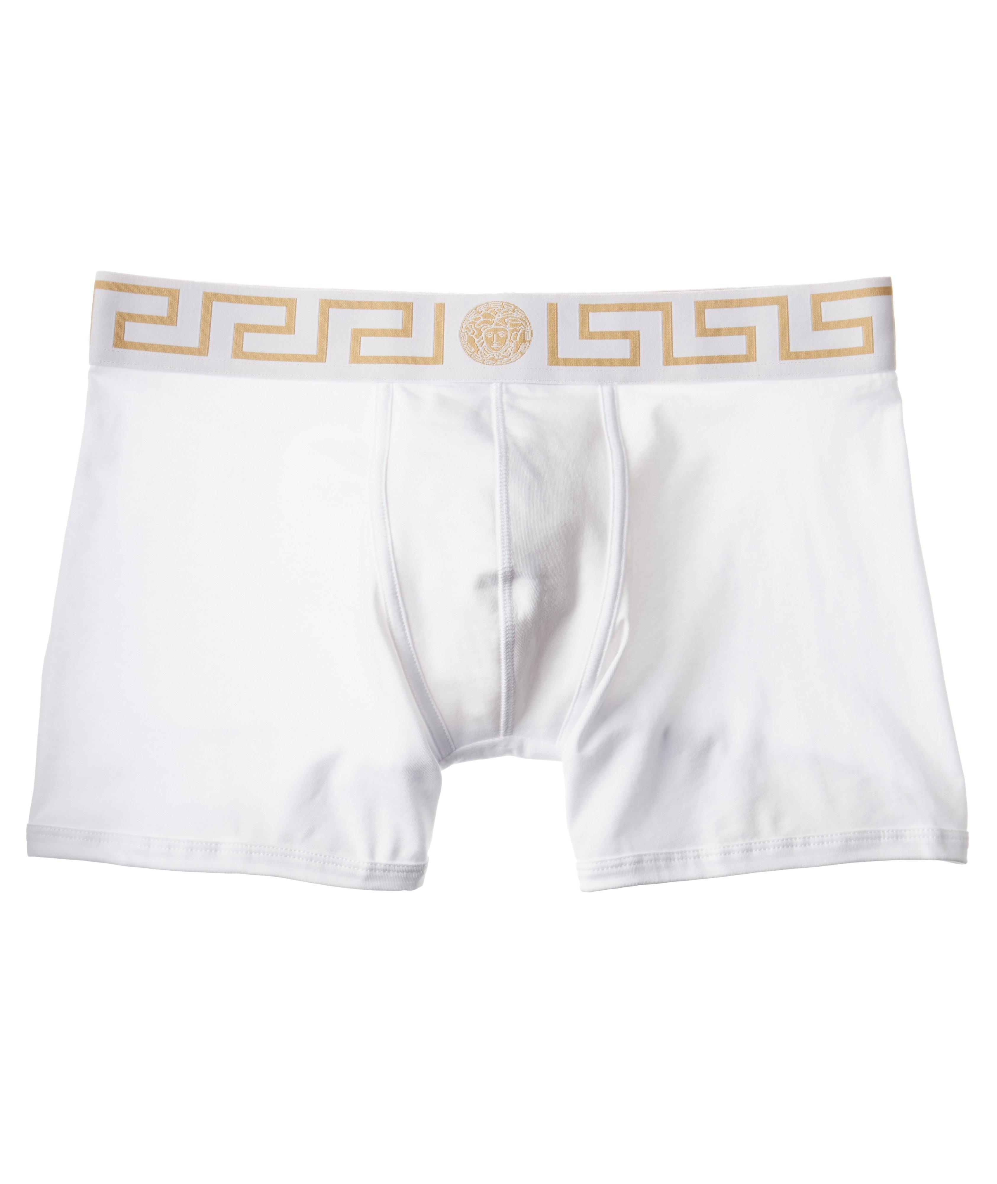 Greca Border Stretch-Cotton Boxers image 0