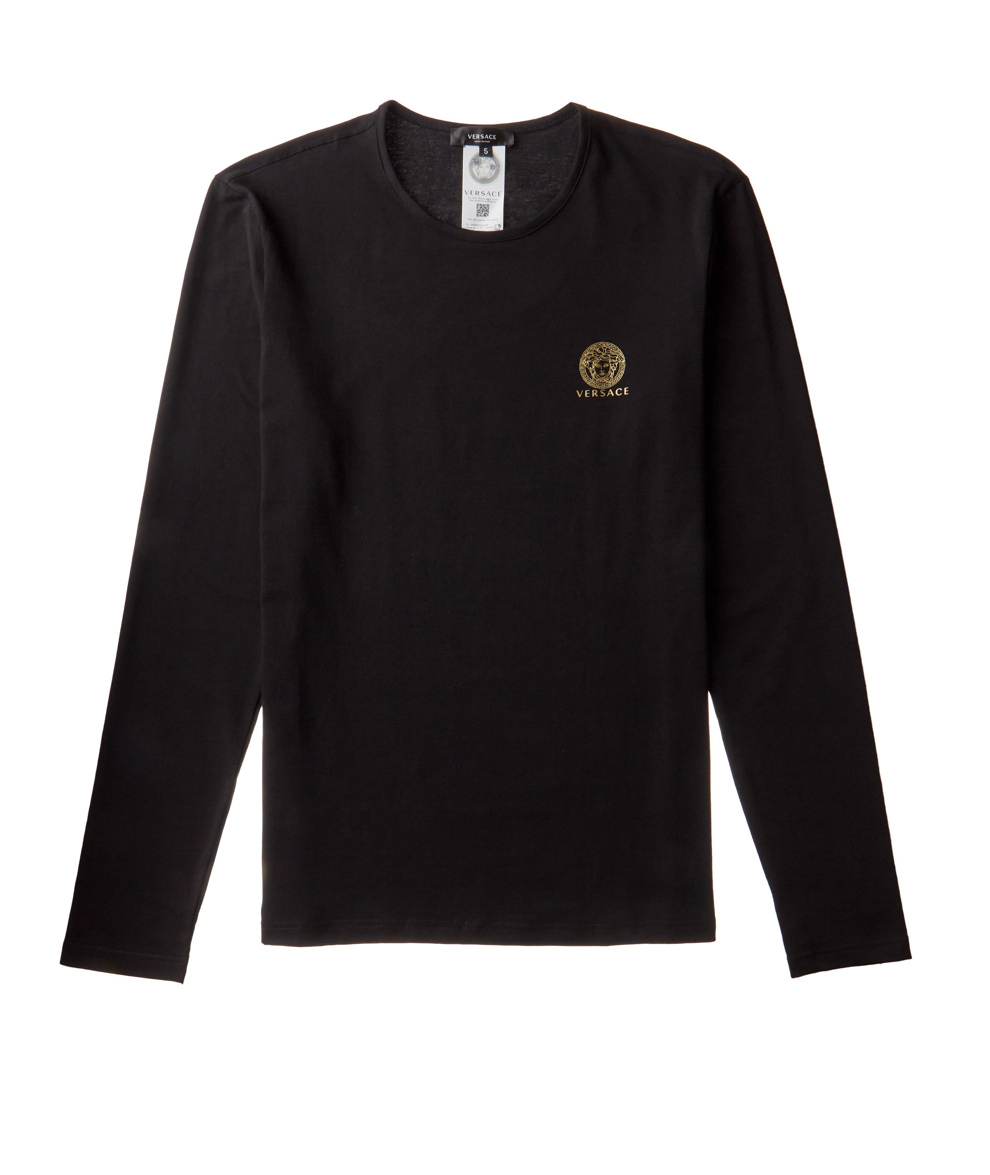 Versace Maillot de corps en coton extensible avec logo de Méduse | Sous ...