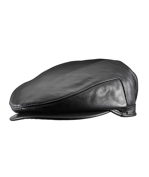 Ivy Slim Leather Driving Cap picture 1