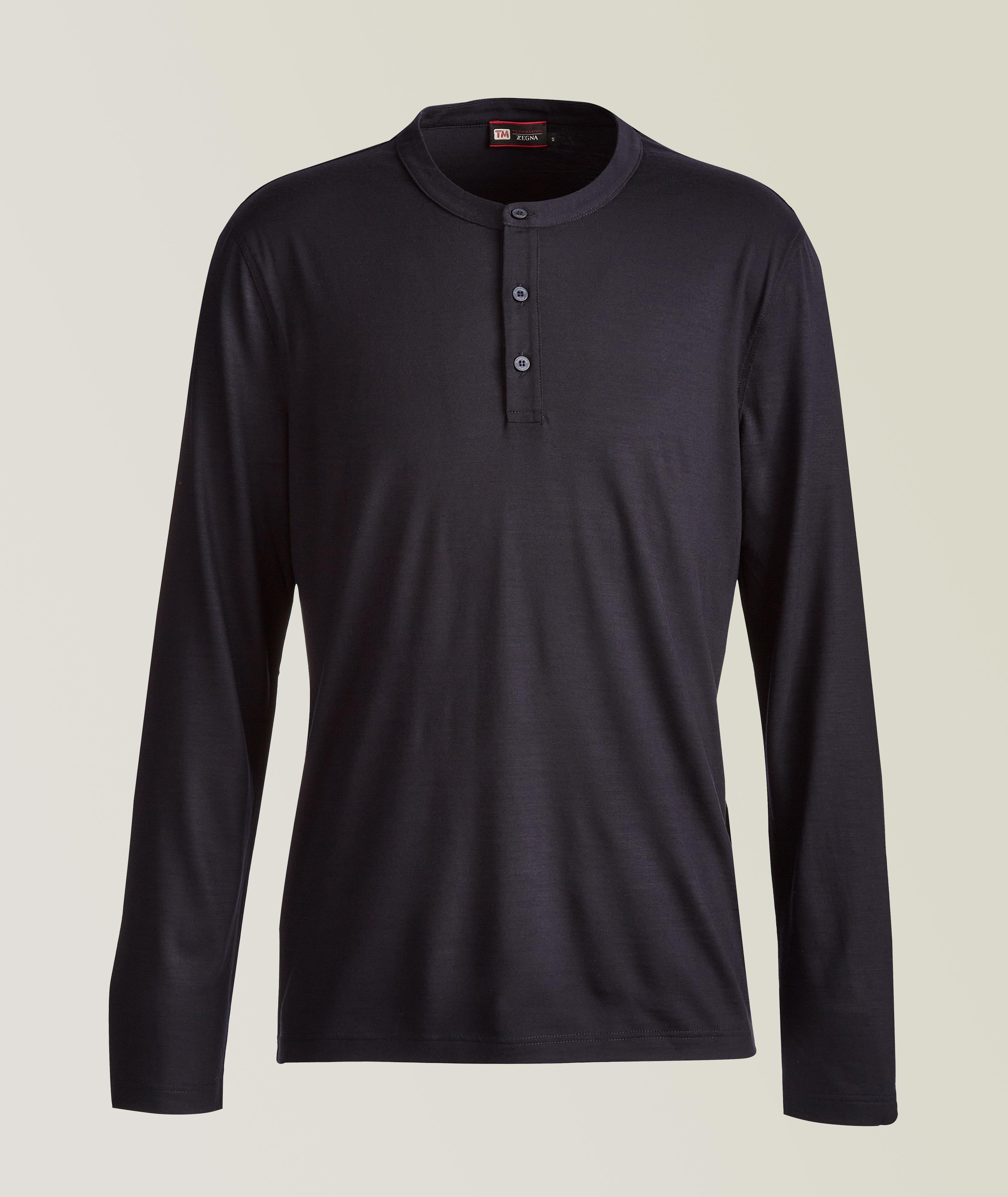 Techmerino Henley and Pants Pajama Set image 0