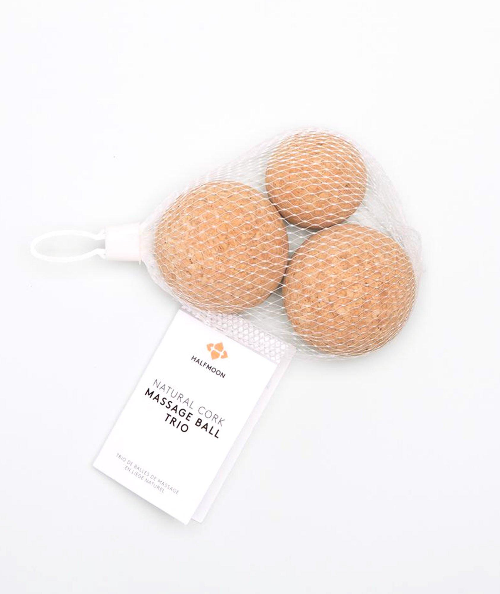 Natural Cork Massage Ball Trio image 1