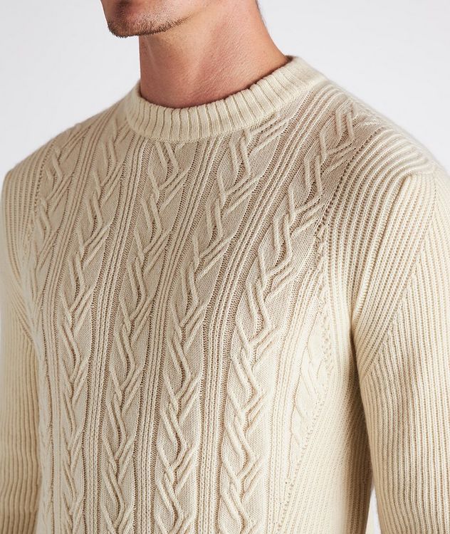 Cashmere Cable Knit Sweater picture 4