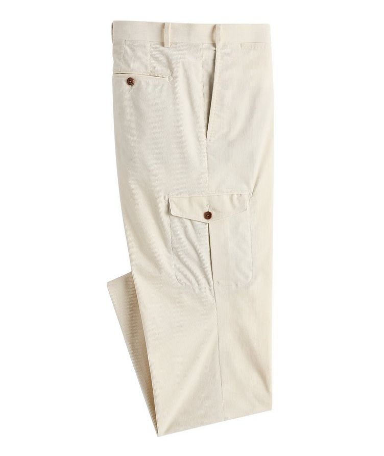 Stretch-Cotton Corduroy Dress Pants image 0