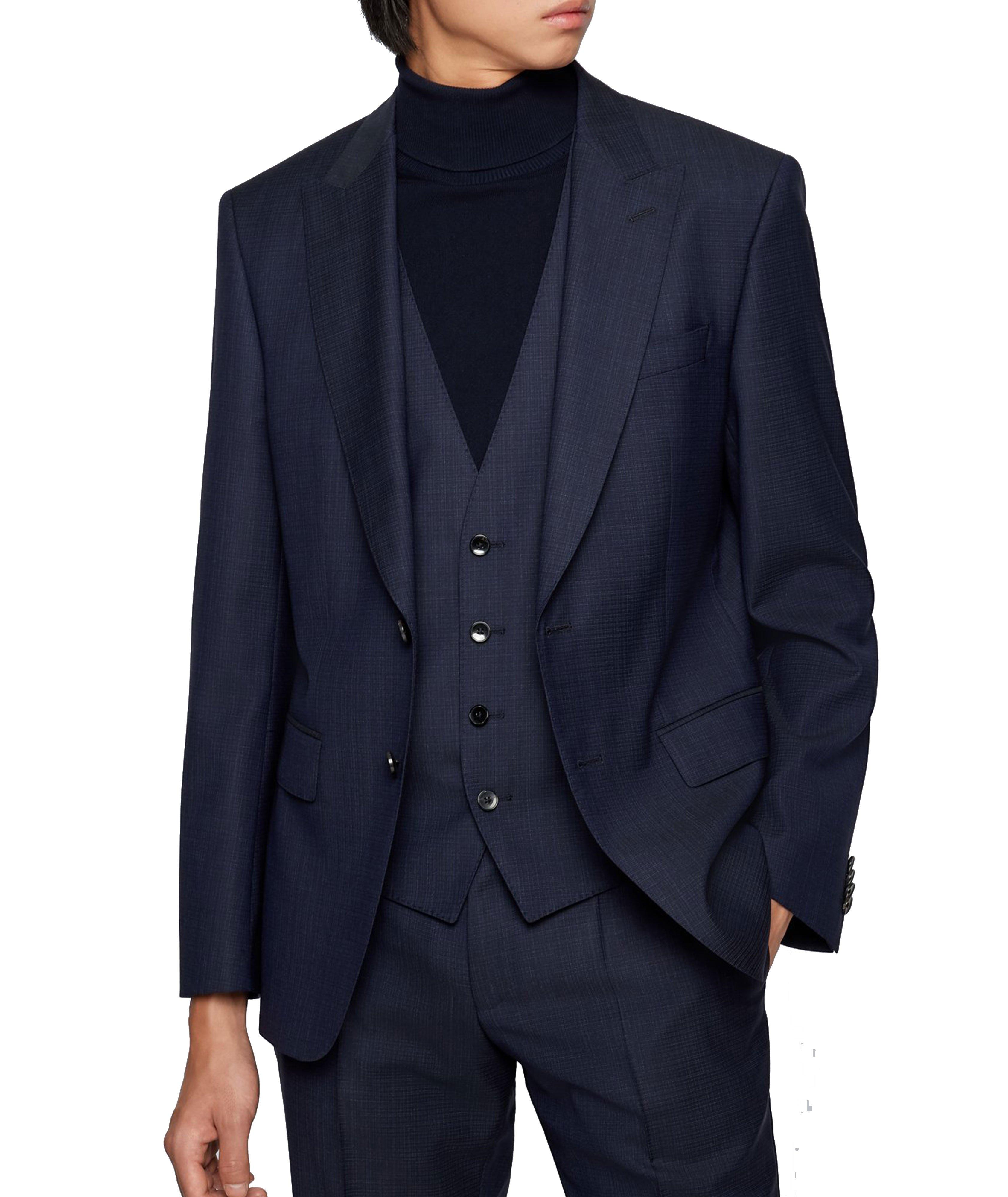 3-Piece Slim-Fit Wool Suit