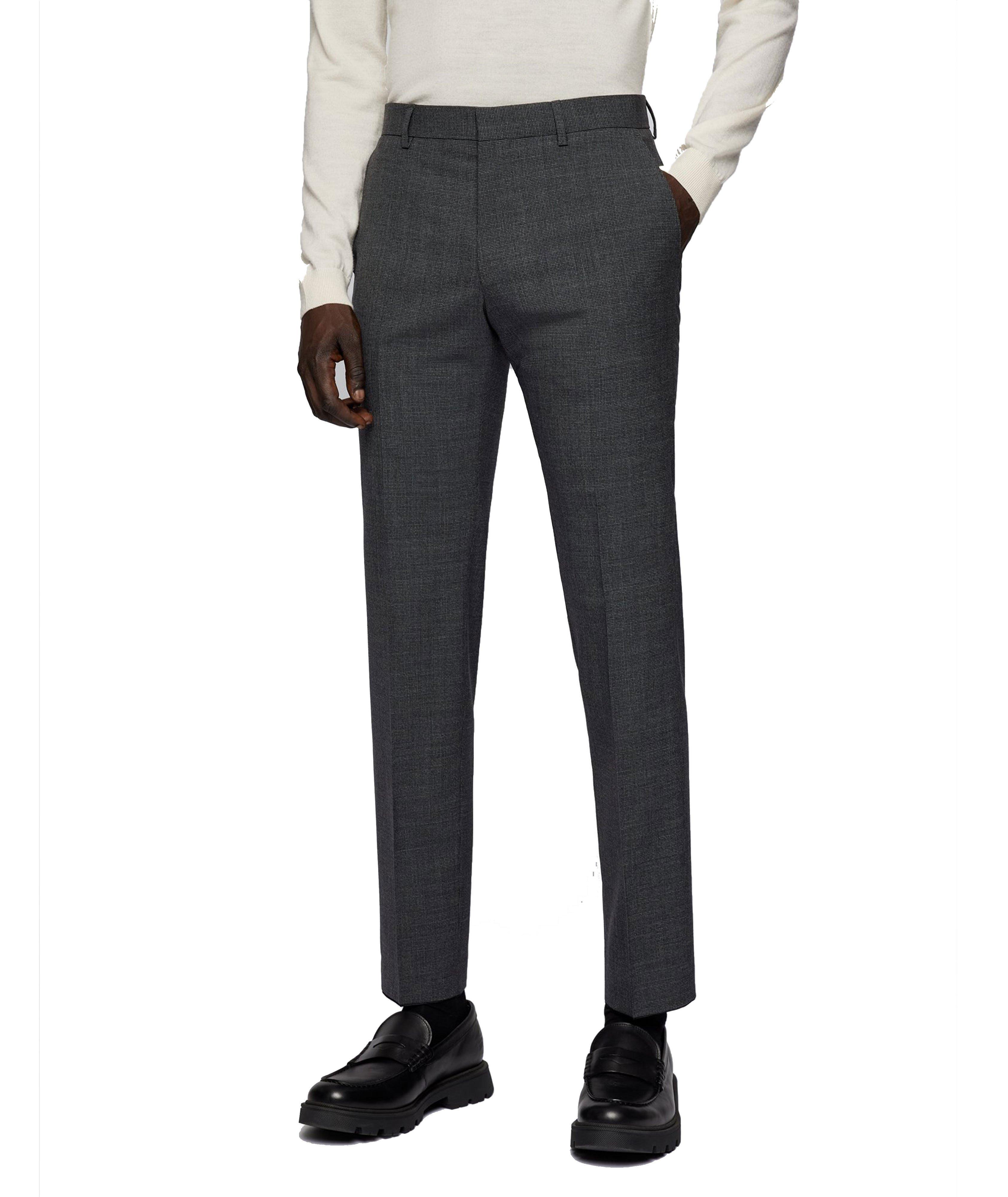 H-Huge Slim-Fit Houndstooth Wool Suit image 3