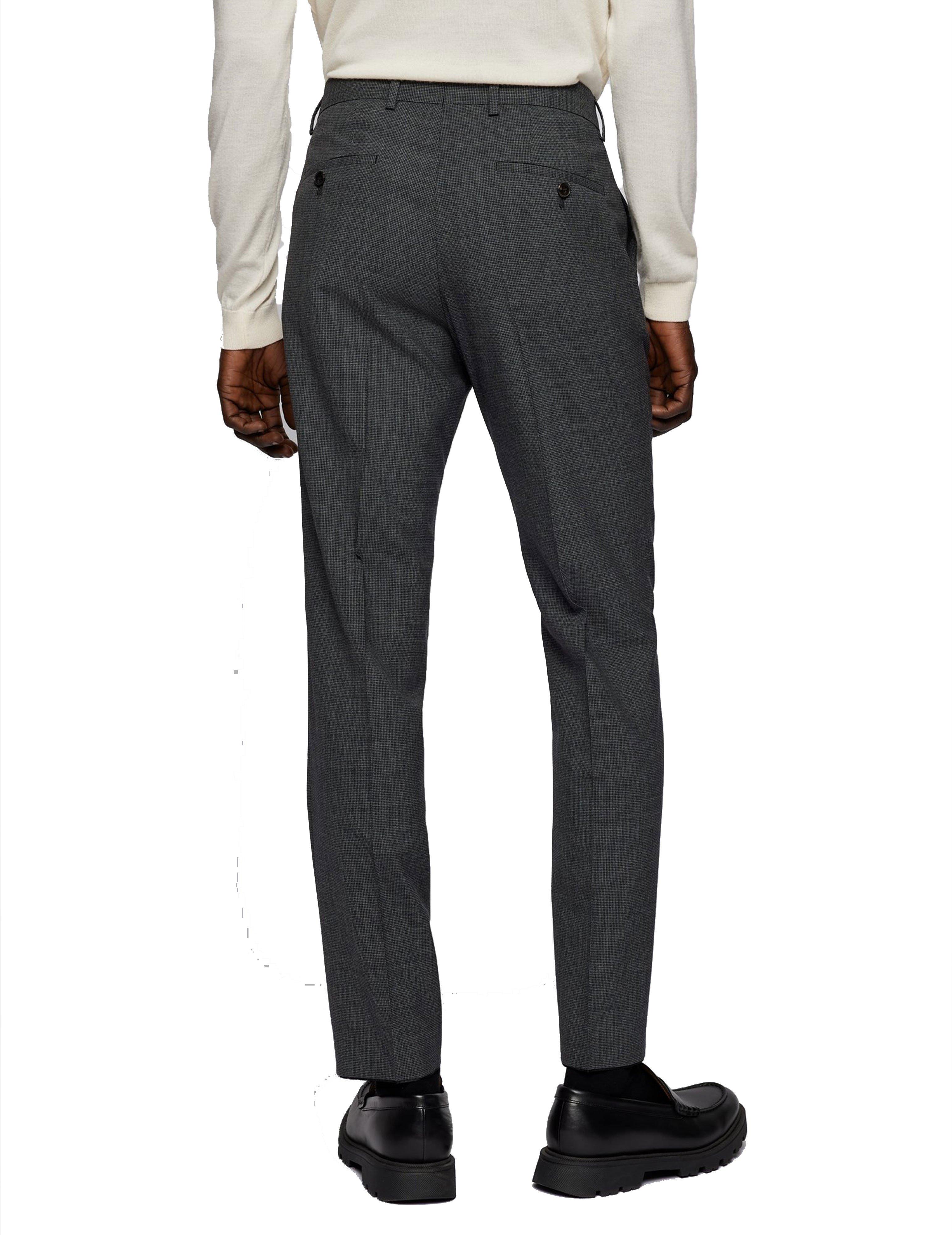 H-Huge Slim-Fit Houndstooth Wool Suit image 4