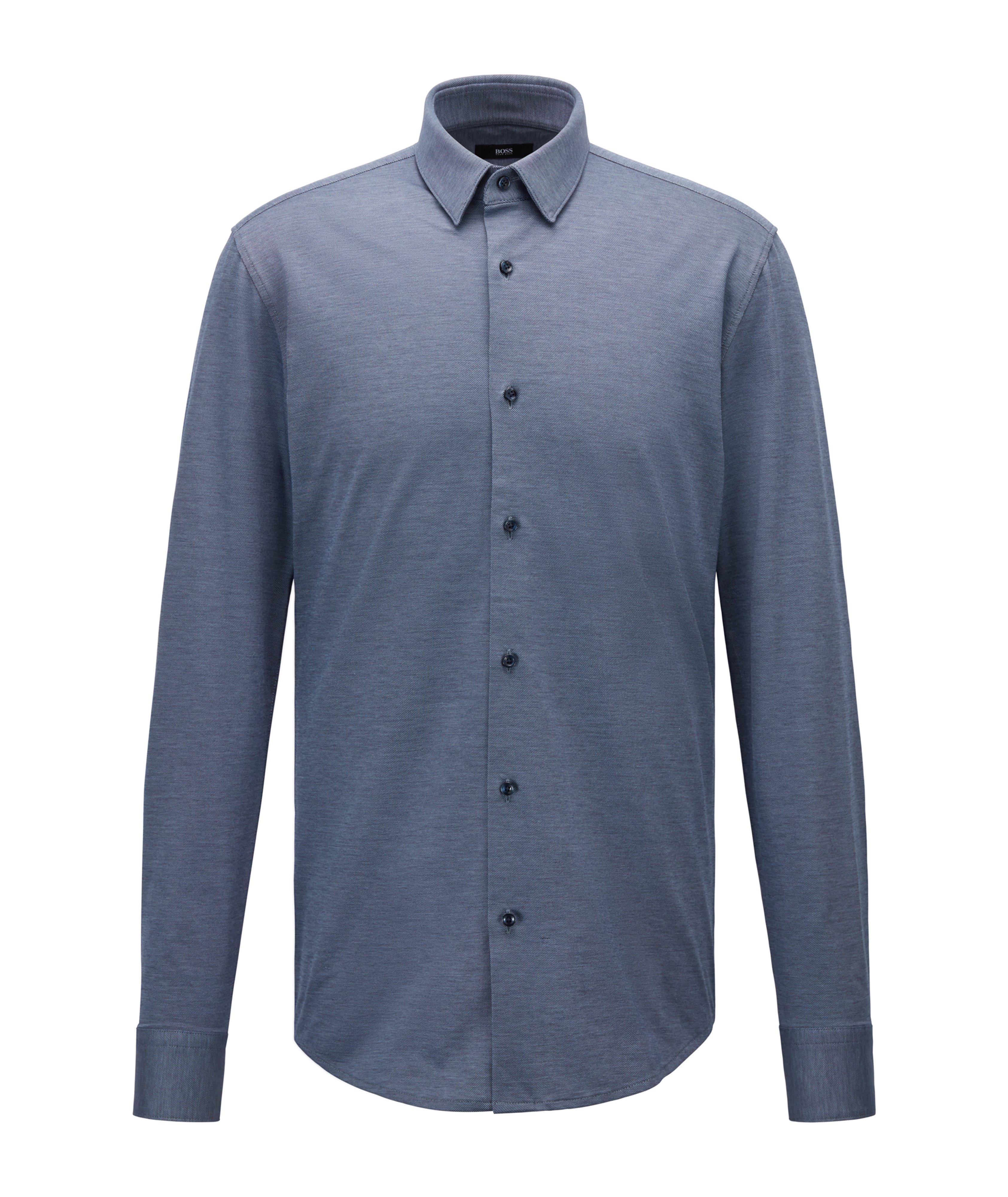 Chemise habillée en jersey de coton image 0