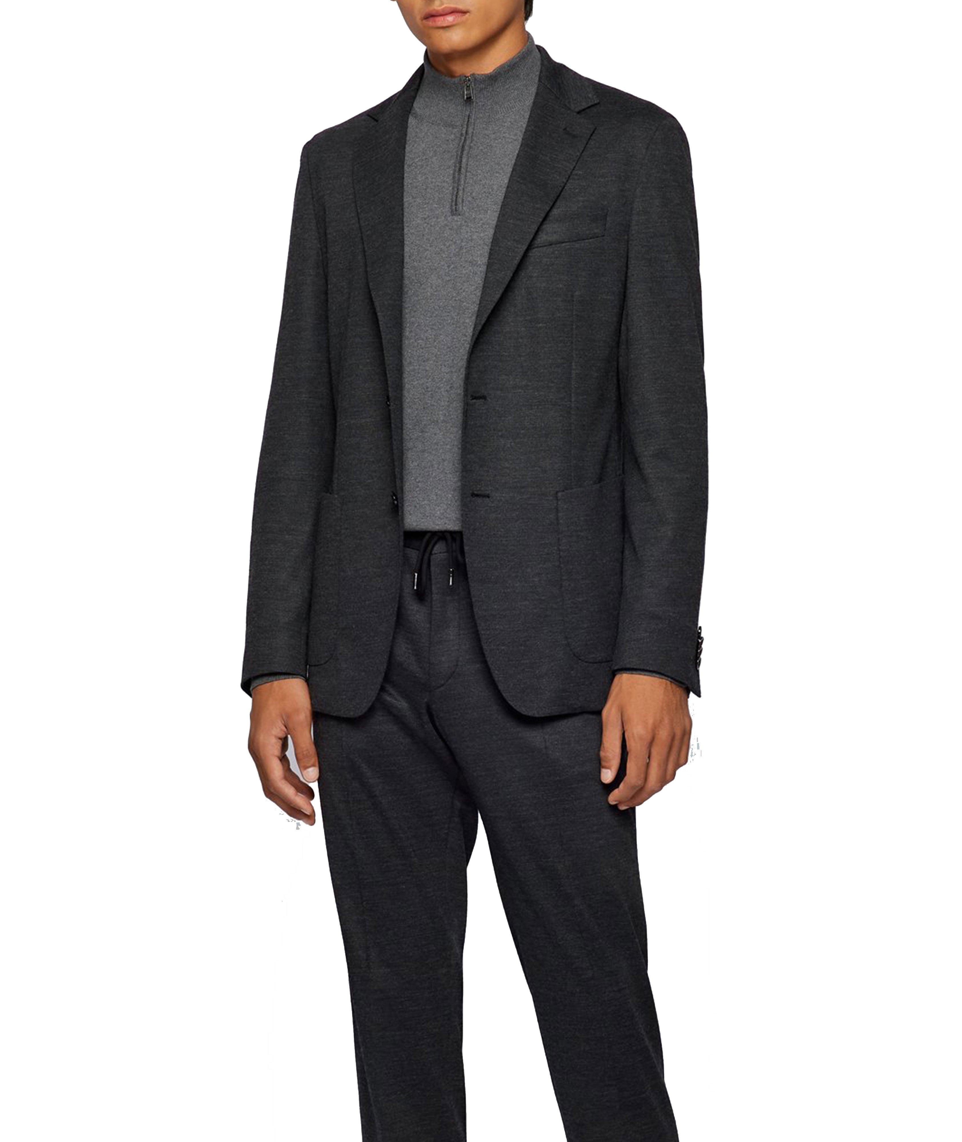 Pantalon en jersey extensible de coupe amincie image 4