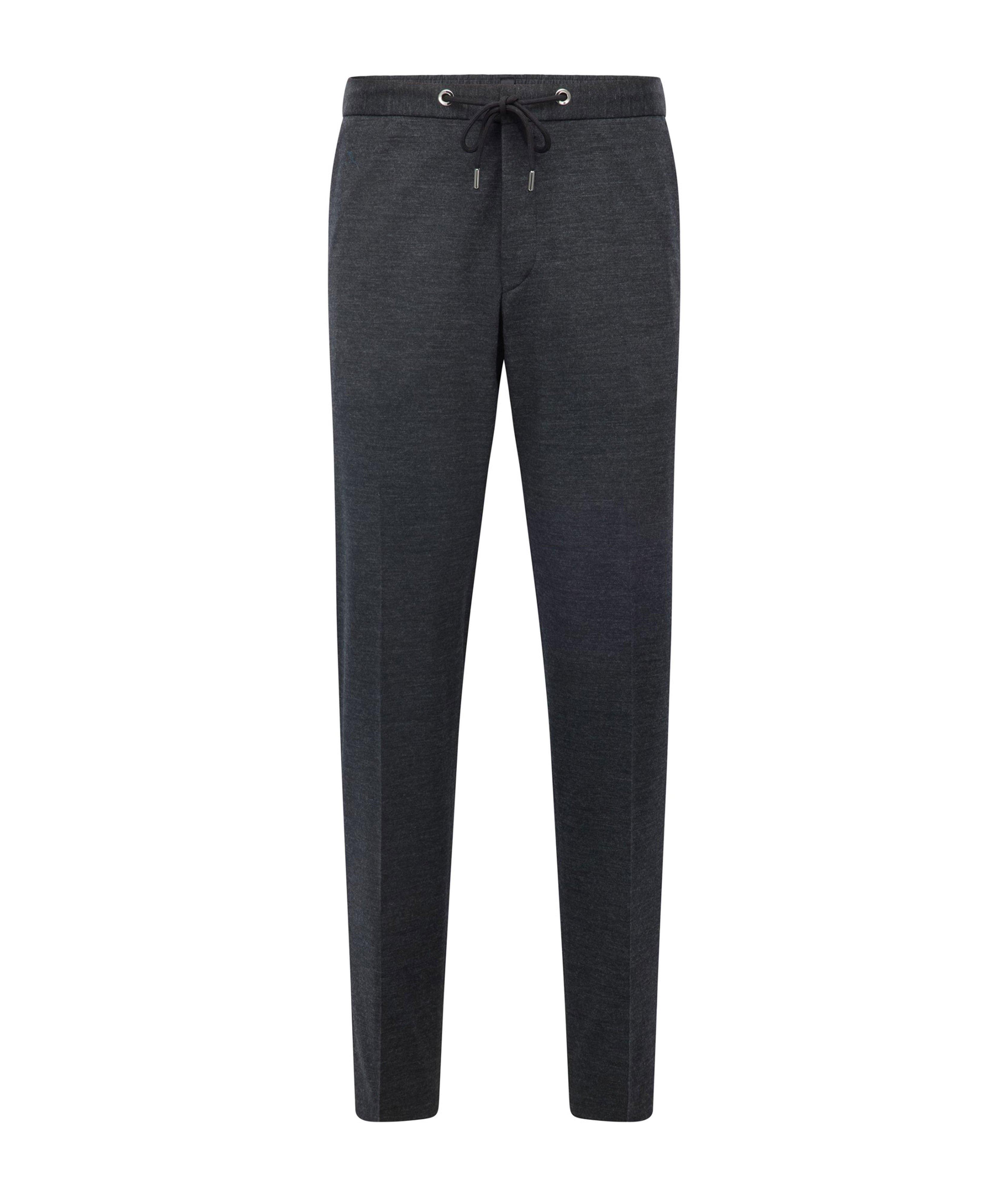 Pantalon en jersey extensible de coupe amincie image 0