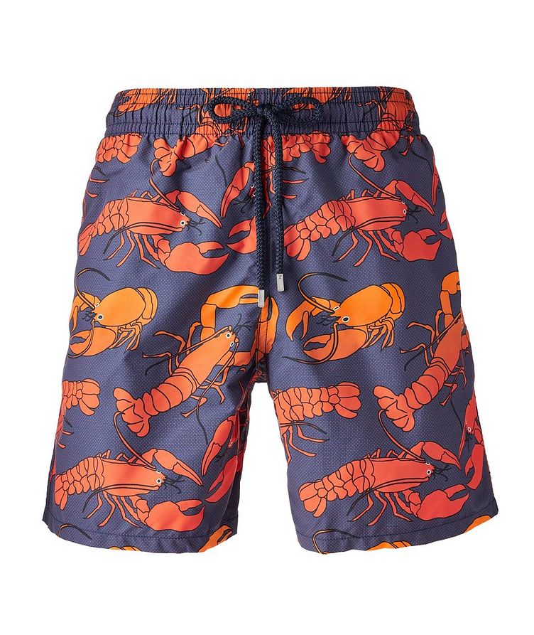 Lobster Print Swim Trunks image 0